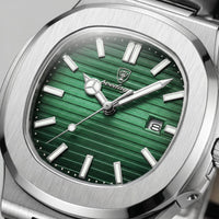 Herren Armbanduhr mit Datumsanzeige und Lederarmband | Remigius