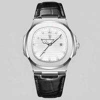 Herren Armbanduhr mit Datumsanzeige und Lederarmband | Remigius