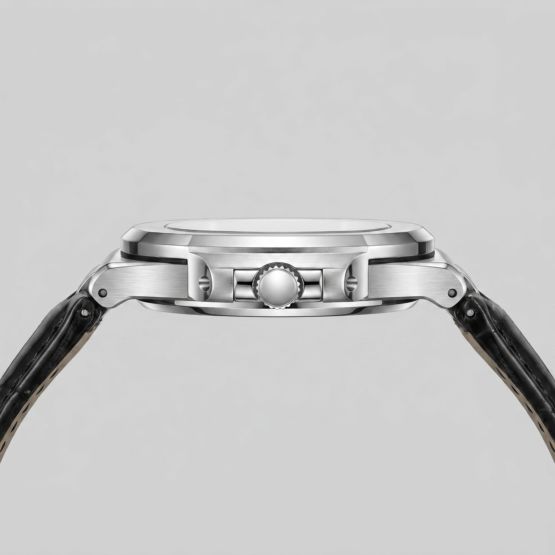 Herren Armbanduhr mit Datumsanzeige und Lederarmband | Remigius