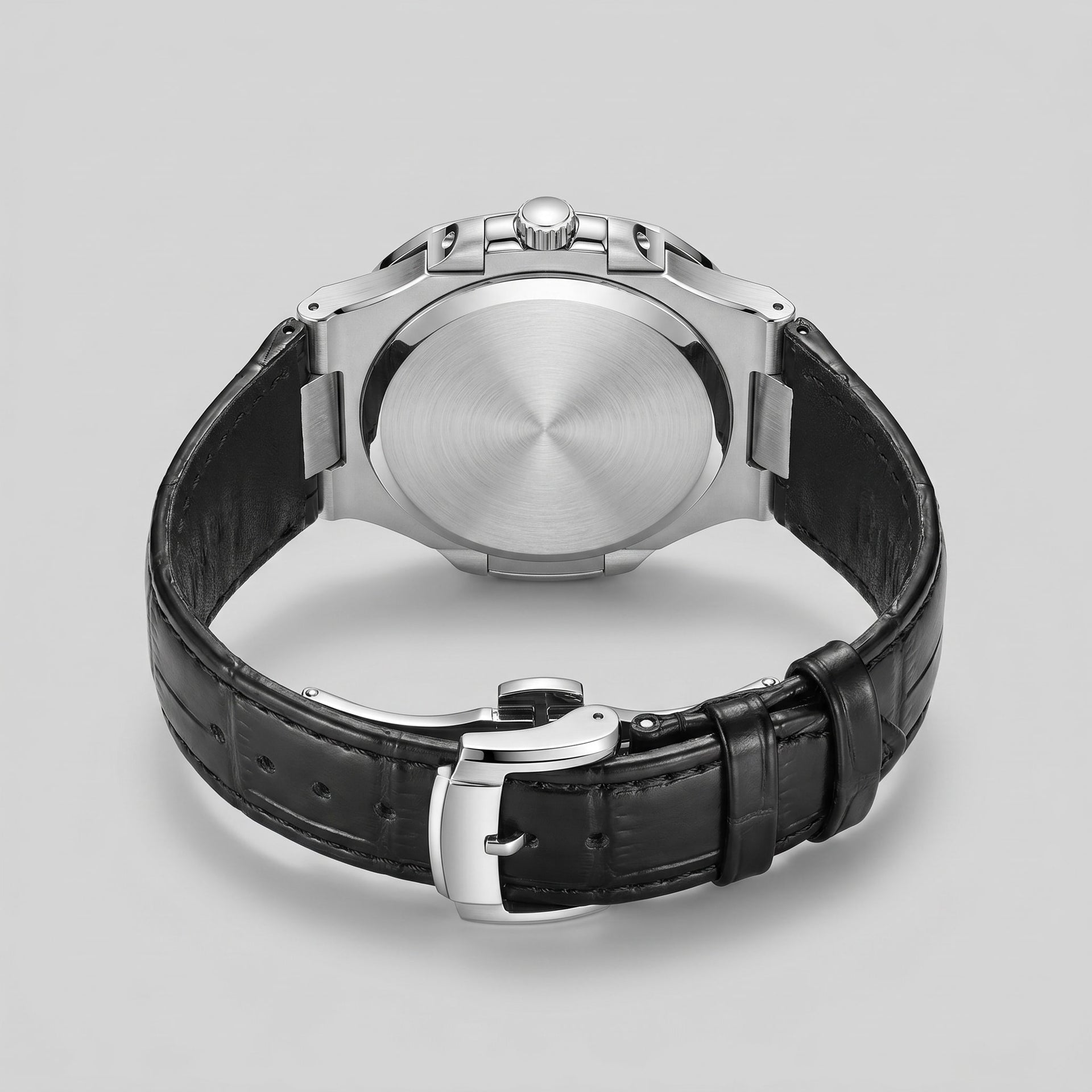 Herren Armbanduhr mit Datumsanzeige und Lederarmband | Remigius