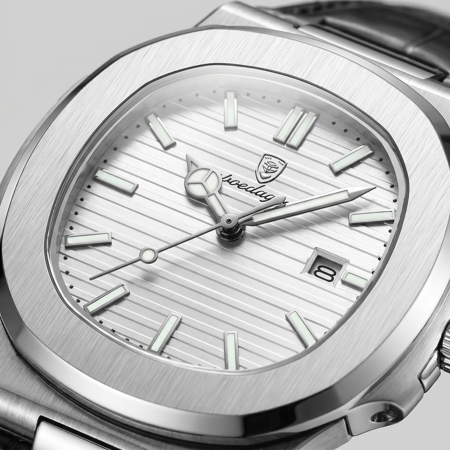 Herren Armbanduhr mit Datumsanzeige und Lederarmband | Remigius_19