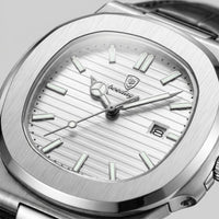 Herren Armbanduhr mit Datumsanzeige und Lederarmband | Remigius