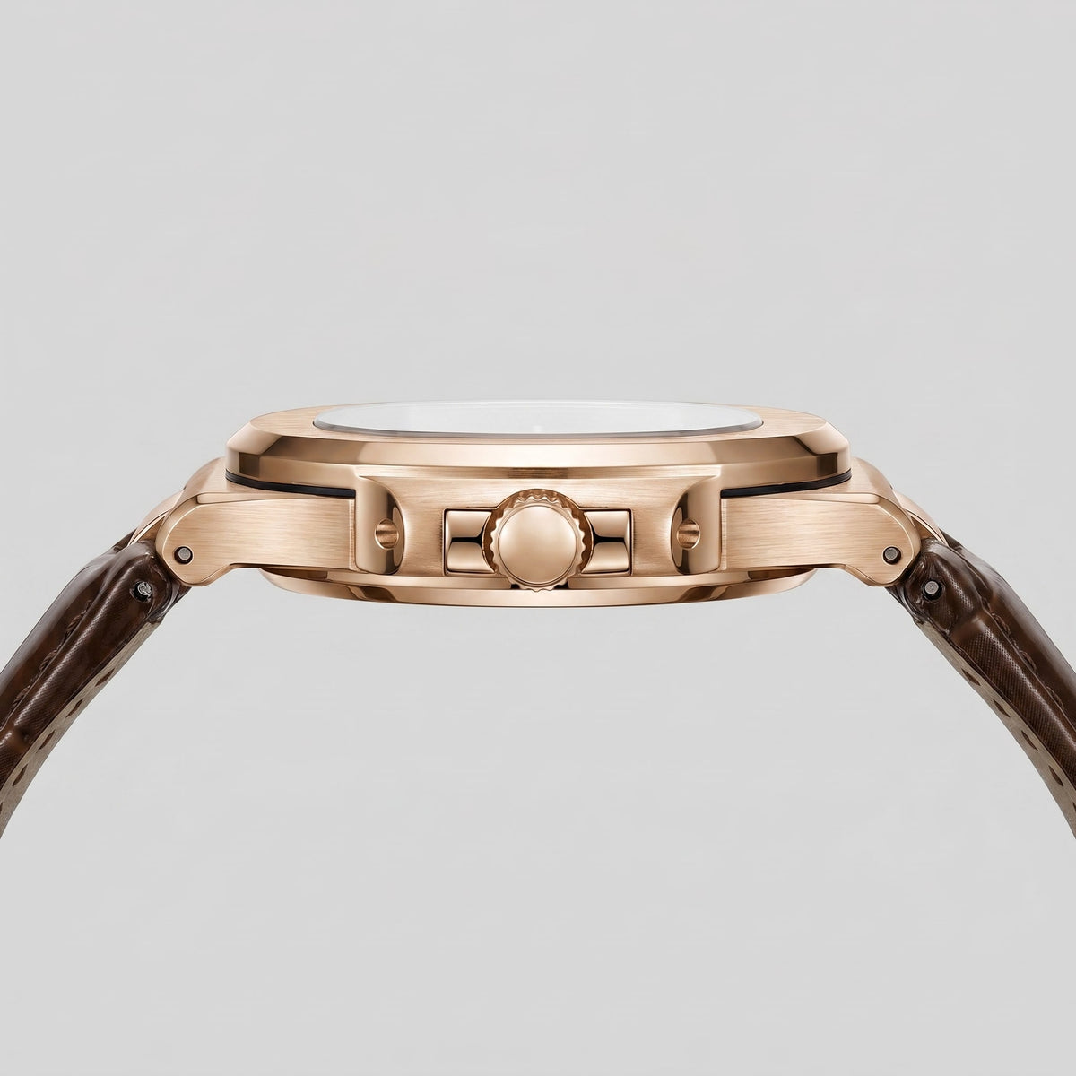 Herren Armbanduhr mit Datumsanzeige und Lederarmband | Remigius