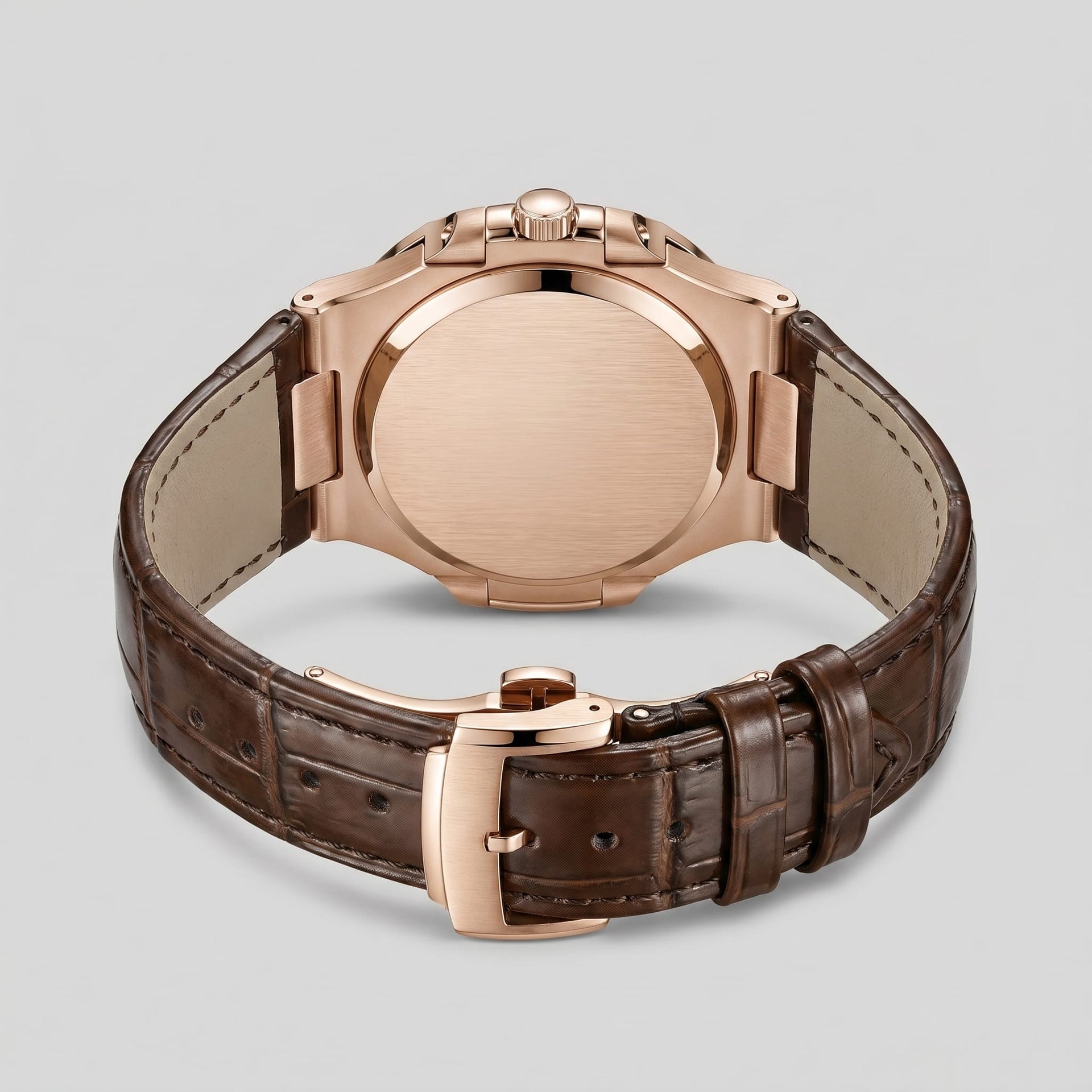 Herren Armbanduhr mit Datumsanzeige und Lederarmband | Remigius