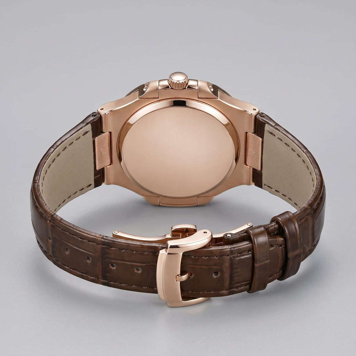 Herren Armbanduhr mit Datumsanzeige und Lederarmband | Remigius