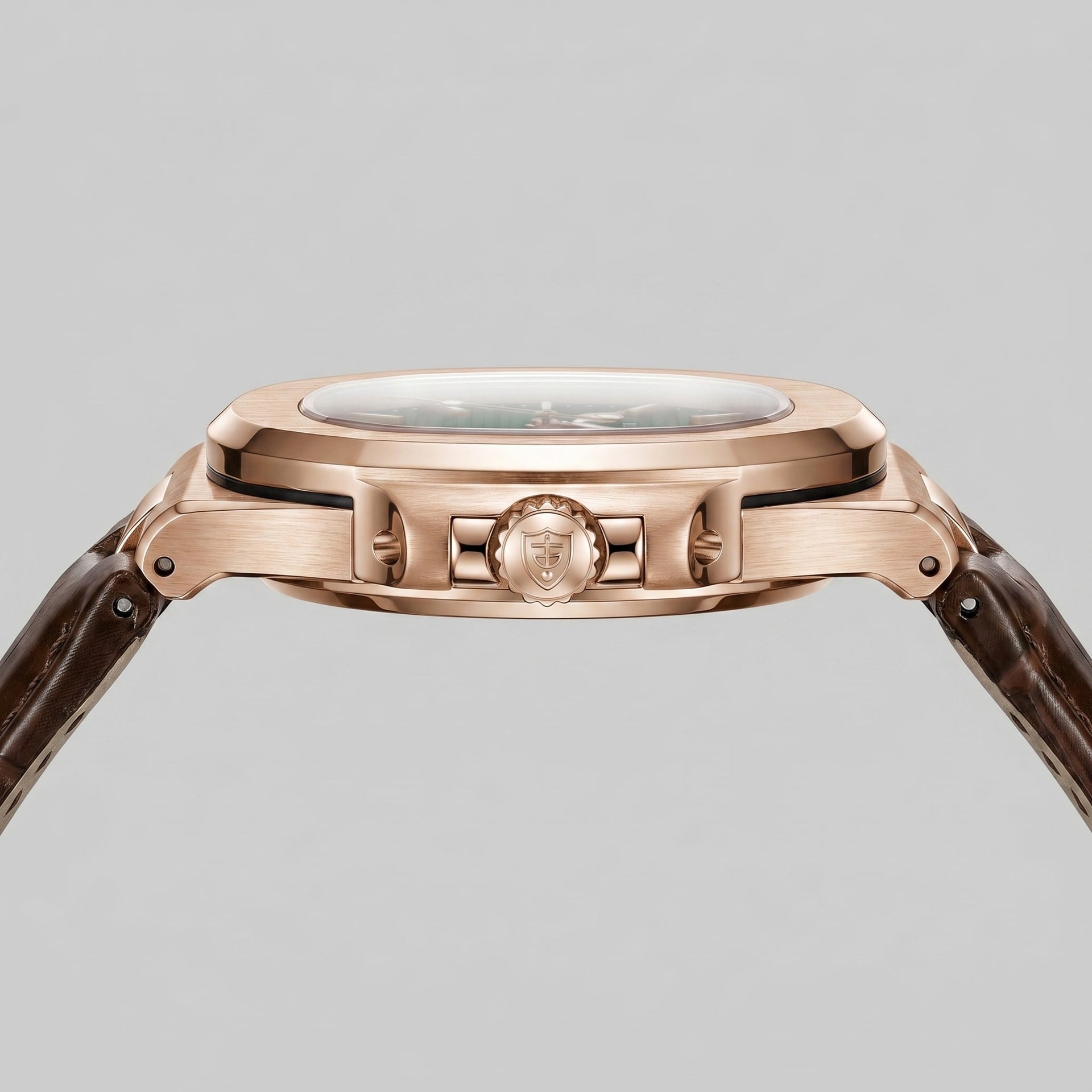 Herren Armbanduhr mit Datumsanzeige und Lederarmband | Remigius