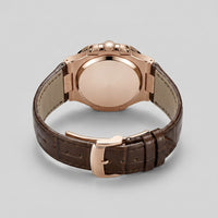 Herren Armbanduhr mit Datumsanzeige und Lederarmband | Remigius