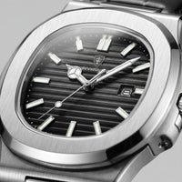 Herren Armbanduhr mit Datumsanzeige und Lederarmband | Remigius