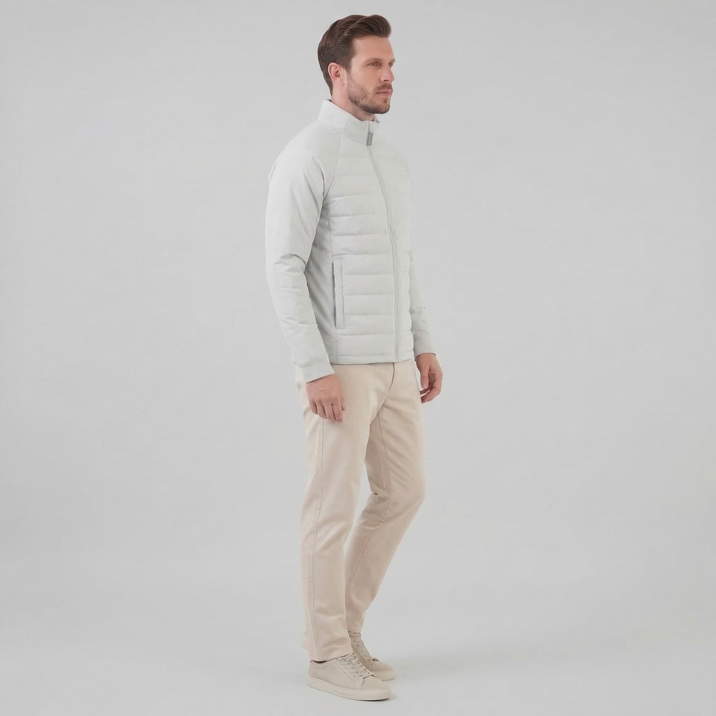 Herren Hybridjacke mit Stehkragen | Albert_12