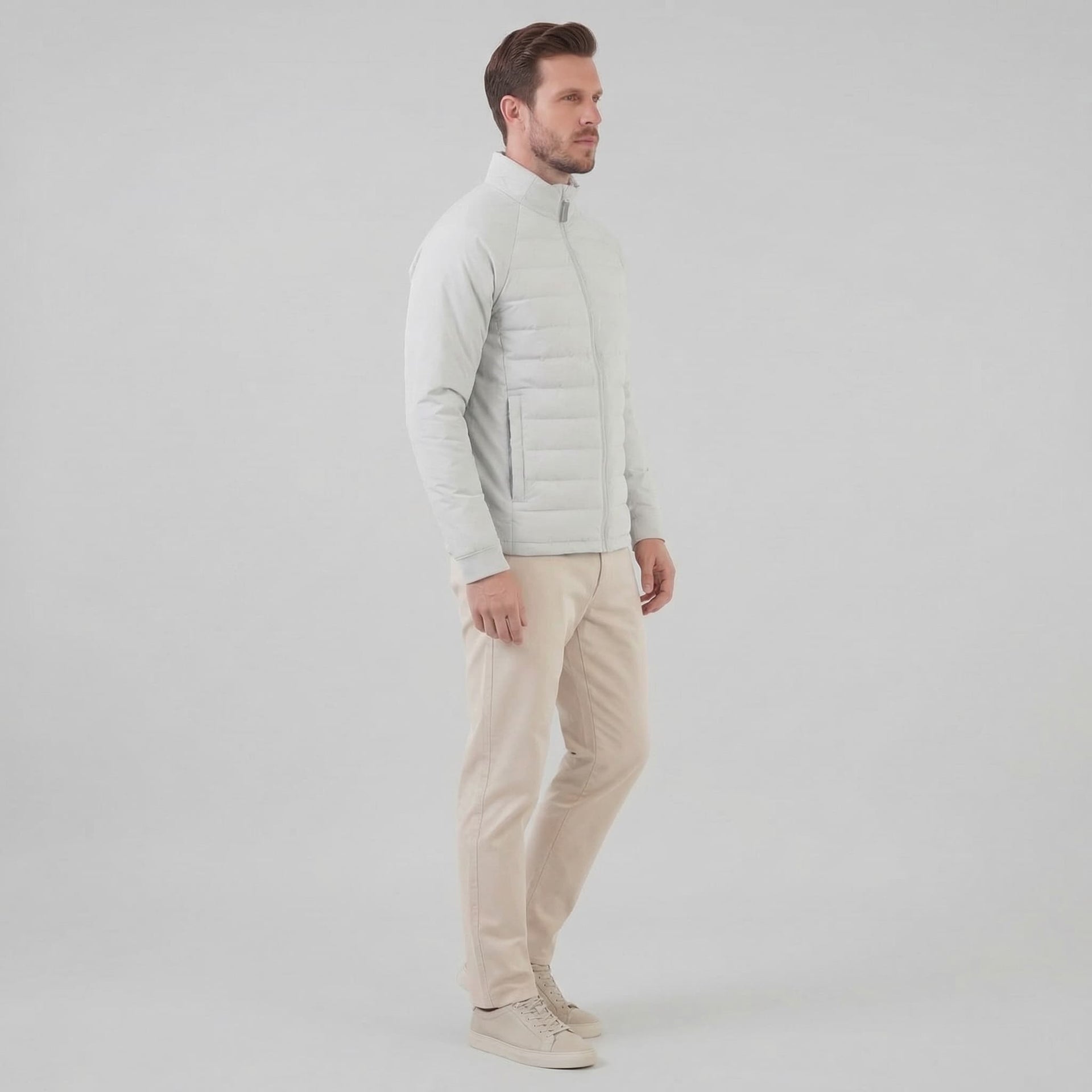 Herren Hybridjacke mit Stehkragen | Albert
