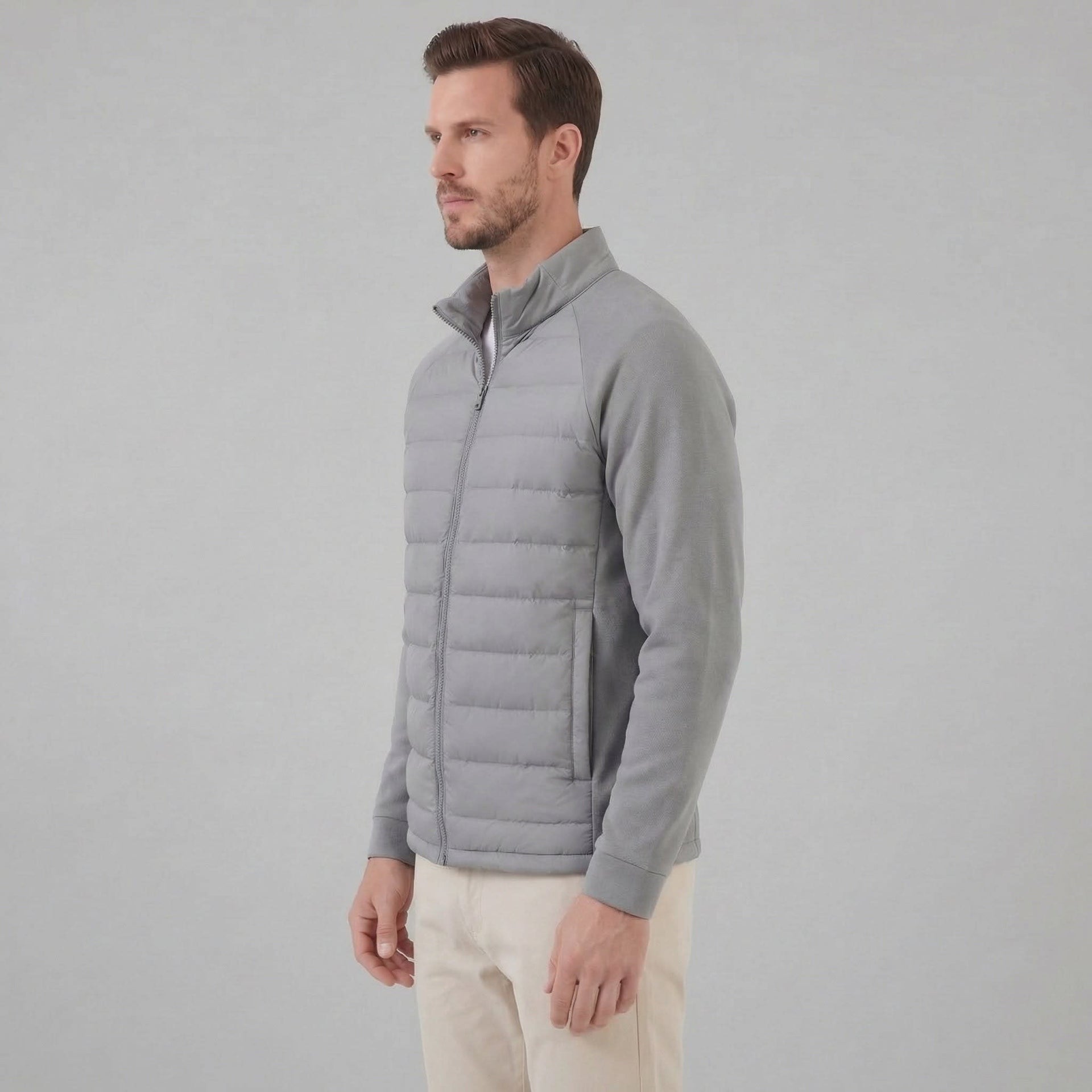 Herren Hybridjacke mit Stehkragen | Albert