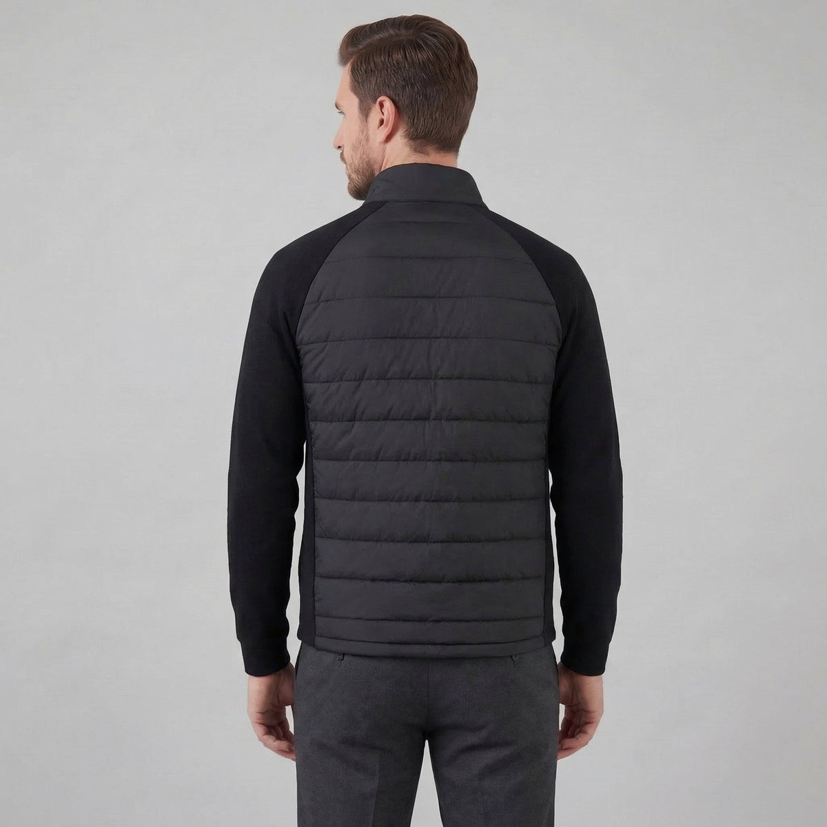 Herren Hybridjacke mit Stehkragen | Albert