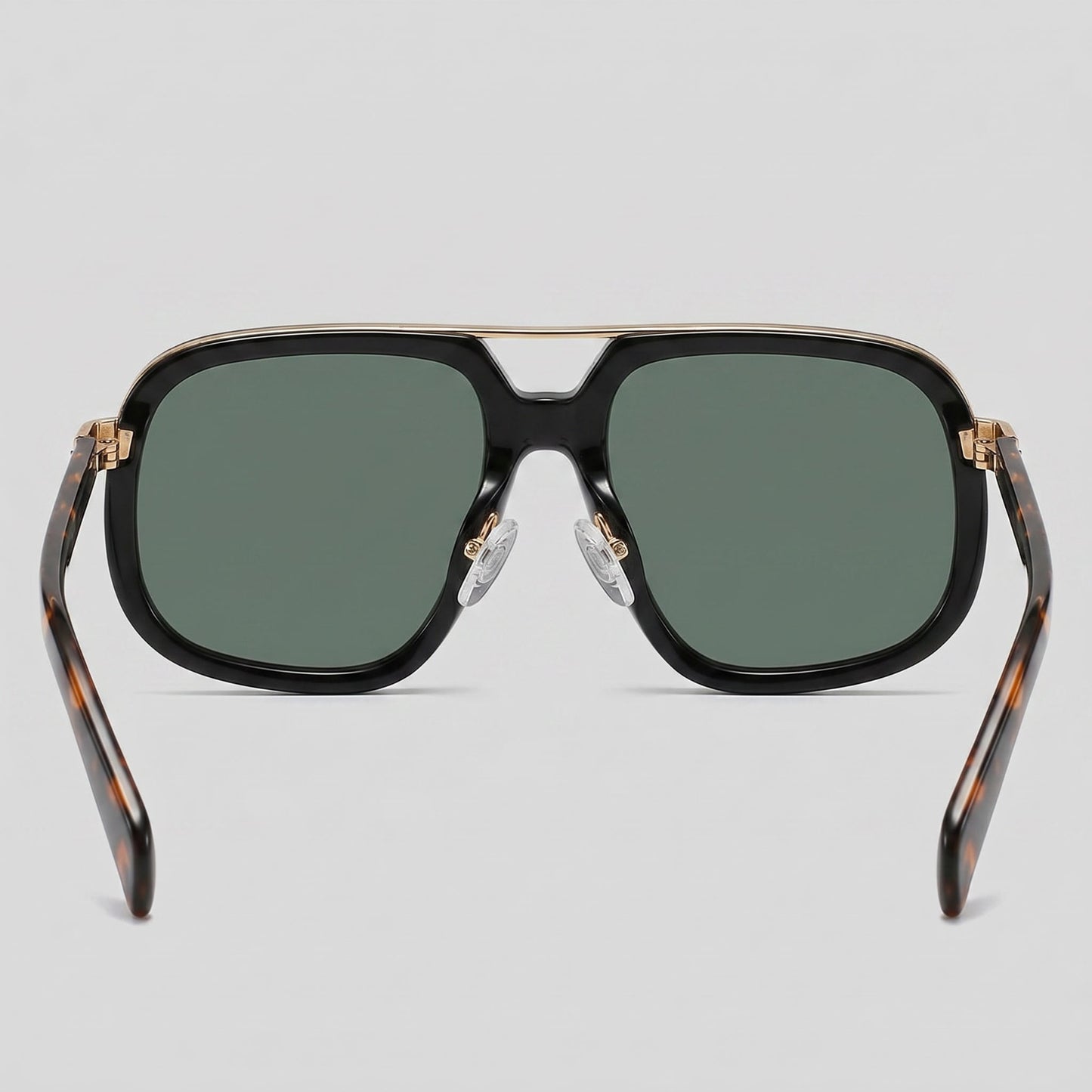 Herren Sonnenbrille eckig mit goldenem Doppelsteg | Hartmut_8