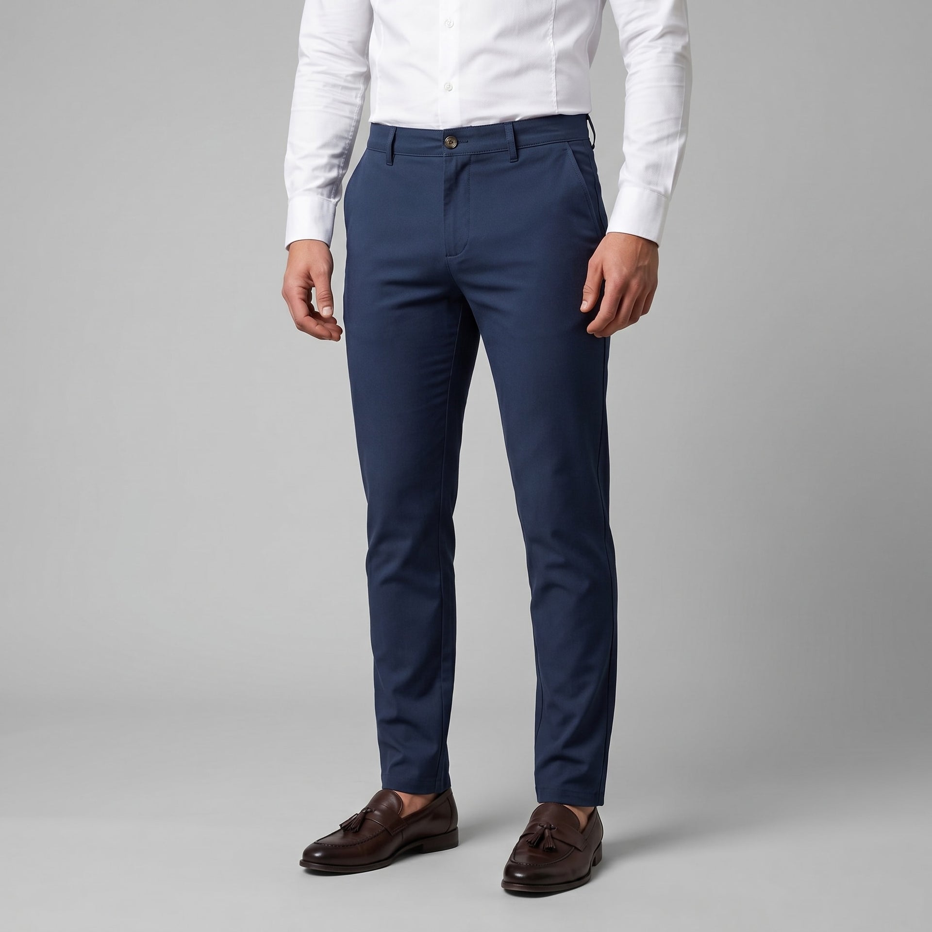 Herren Baumwoll-Chino mit geradem Bein | Lothar