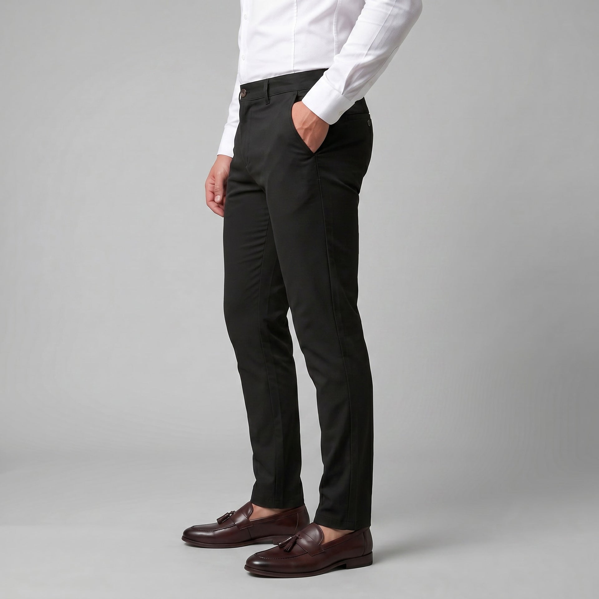 Herren Baumwoll-Chino mit geradem Bein | Lothar
