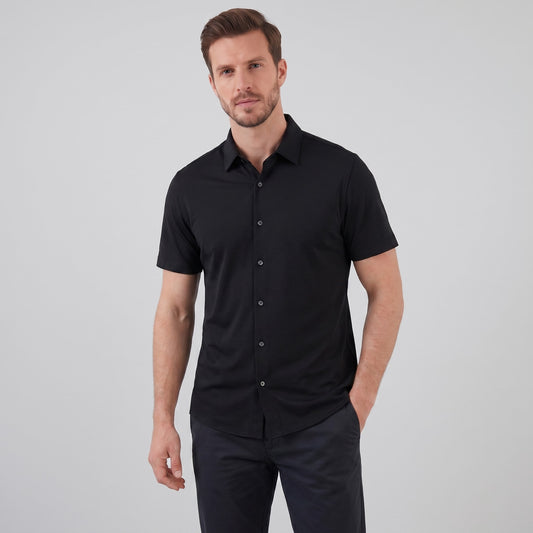 Herren Jerseyhemd Kurzarm mit Stretch | Julian_1