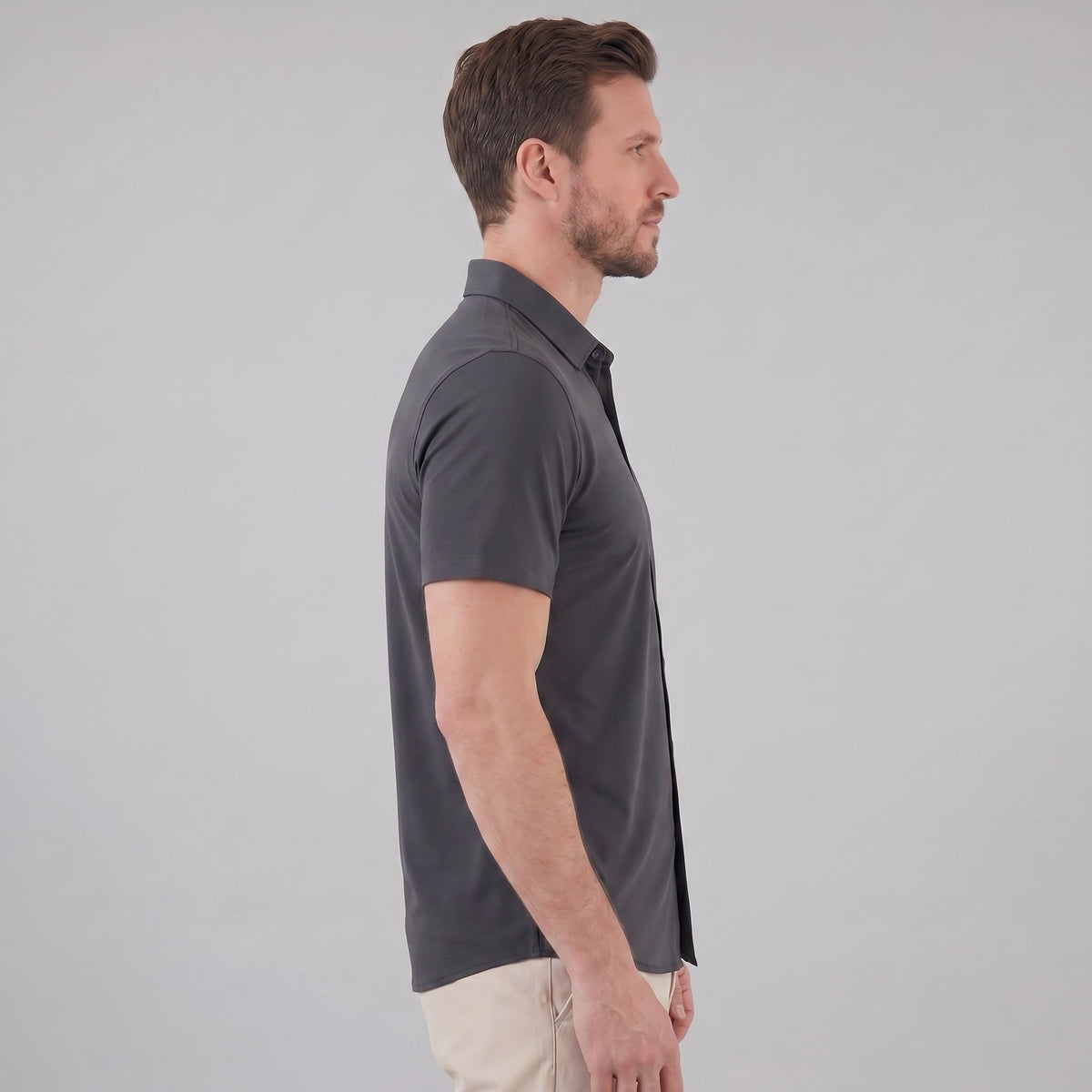 Herren Jerseyhemd Kurzarm mit Stretch | Julian_14