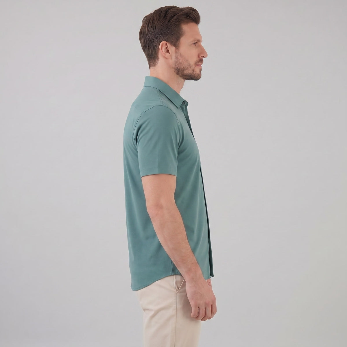 Herren Jerseyhemd Kurzarm mit Stretch | Julian_22
