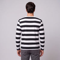 Herren Streifenshirt Langarm mit Rundhalsausschnitt | Roland