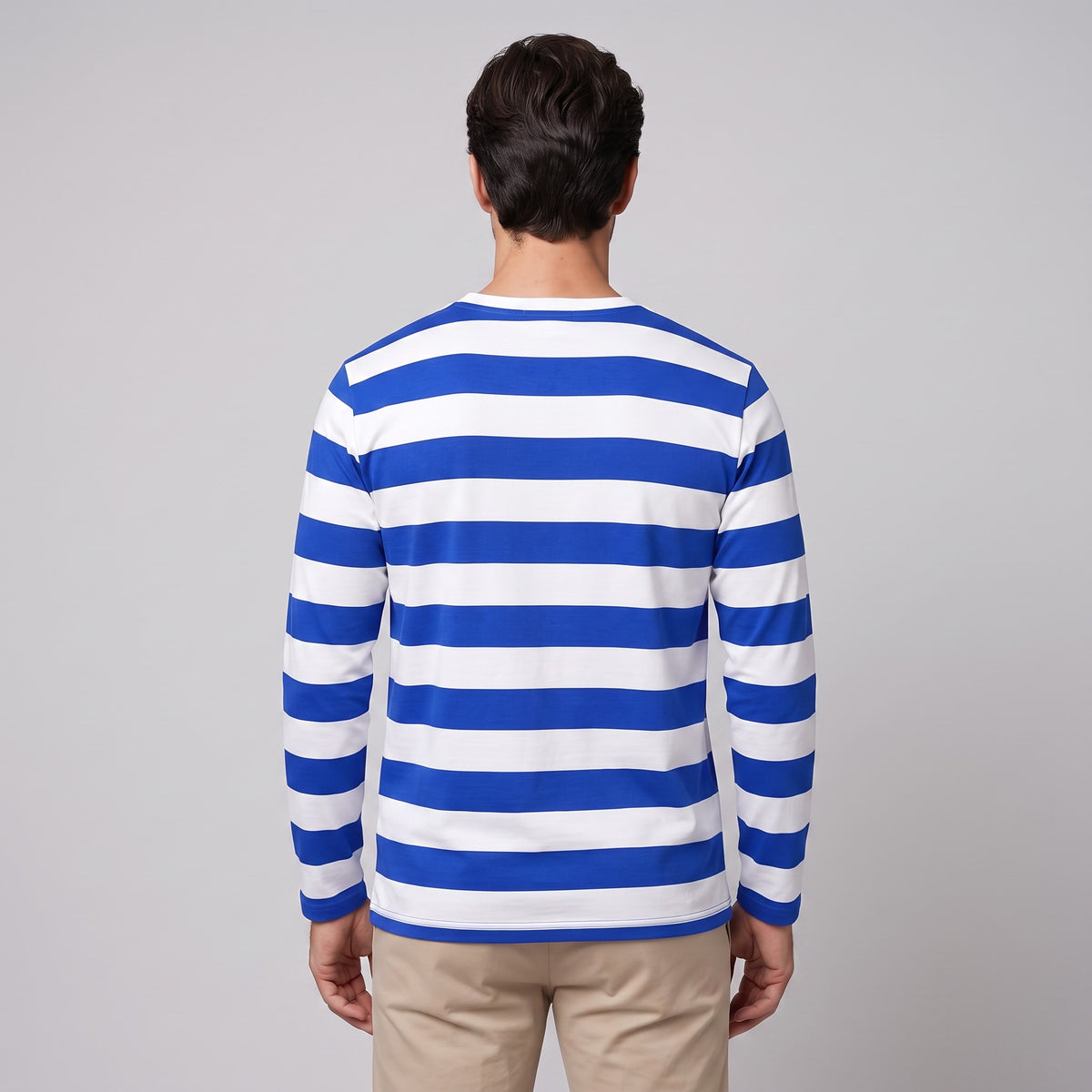 Herren Streifenshirt Langarm mit Rundhalsausschnitt | Roland_6