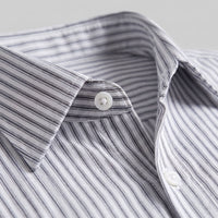 Herren Streifenhemd Oversize Kurzarm | Eckard