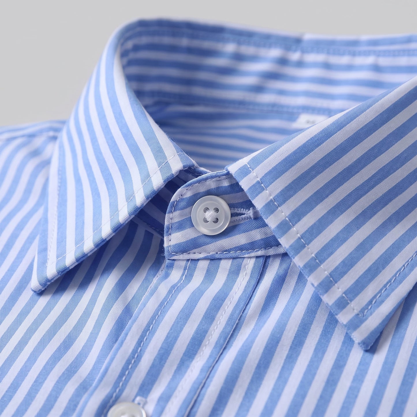 Herren Streifenhemd Oversize Kurzarm | Eckard_5