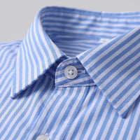 Herren Streifenhemd Oversize Kurzarm | Eckard