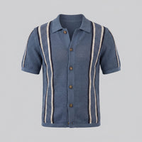 Herren Strickhemd mit Streifen | Justus