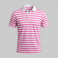 Herren Poloshirt gestreift mit Kontrastkragen | Oswald