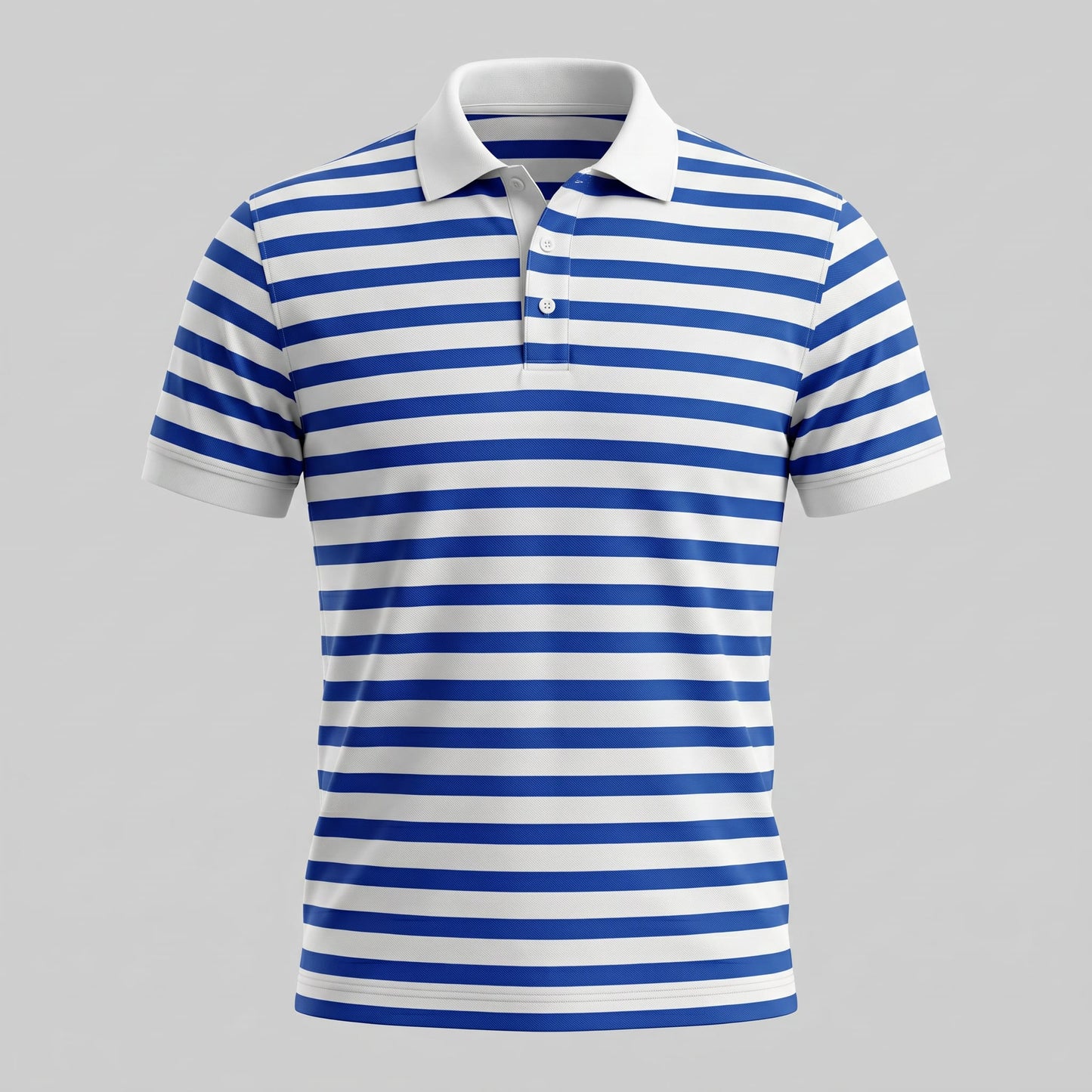 Herren Poloshirt gestreift mit Kontrastkragen | Oswald_16