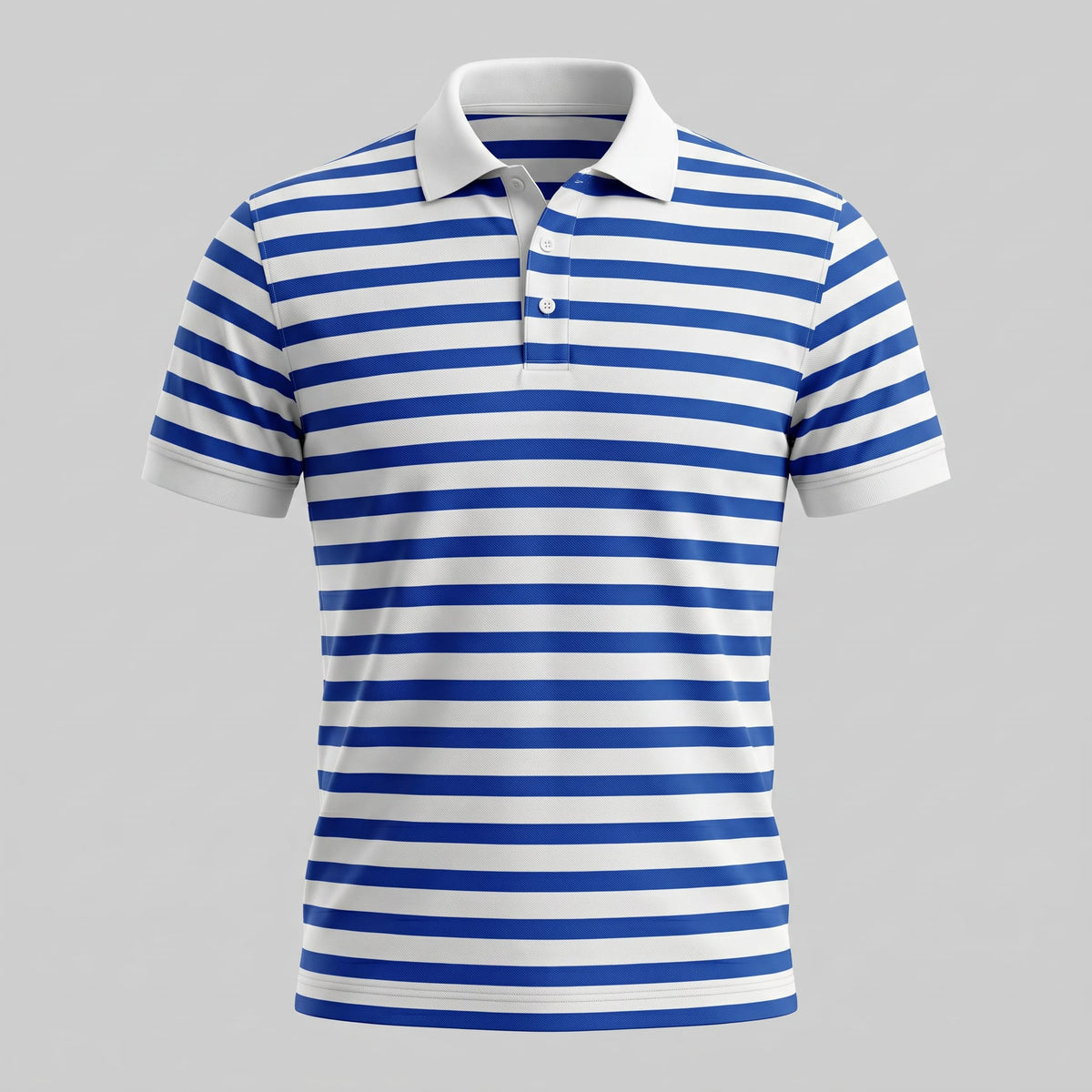 Herren Poloshirt gestreift mit Kontrastkragen | Oswald