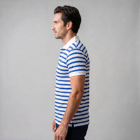 Herren Poloshirt gestreift mit Kontrastkragen | Oswald