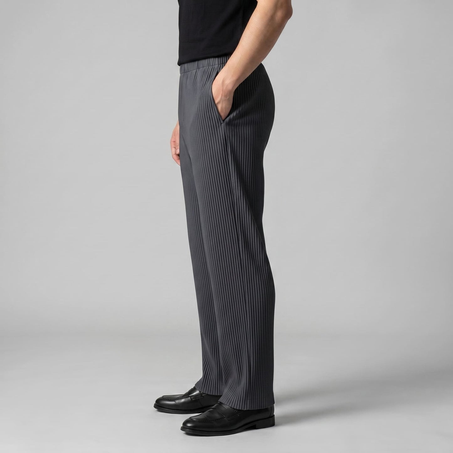 Herren Plisseehose mit Gummibund | Marko_2