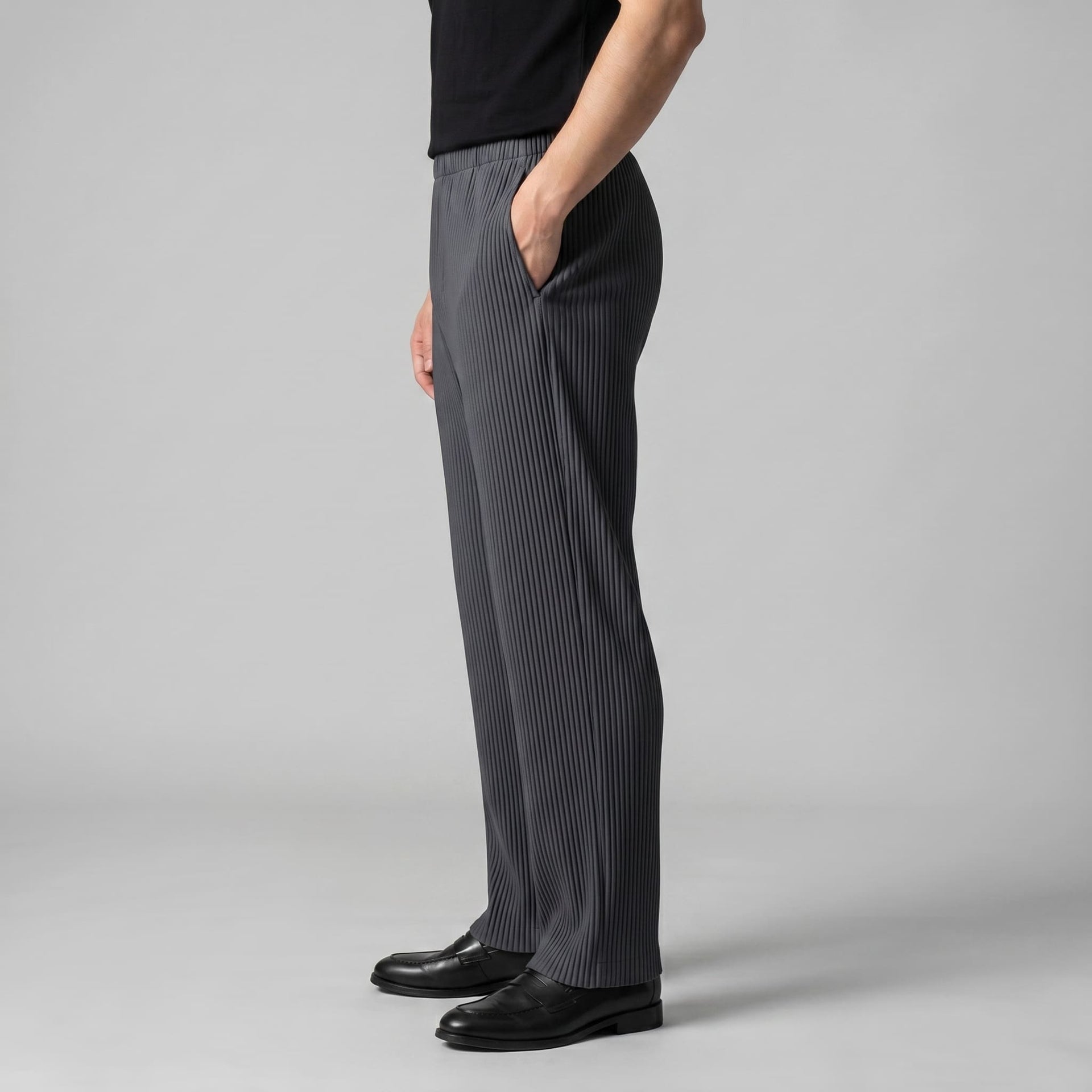 Herren Plisseehose mit Gummibund | Marko