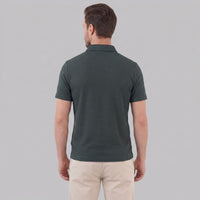 Herren Poloshirt mit Waffelstruktur und Knopfleiste | Otmar
