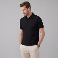 Herren Poloshirt mit Waffelstruktur und Knopfleiste | Otmar