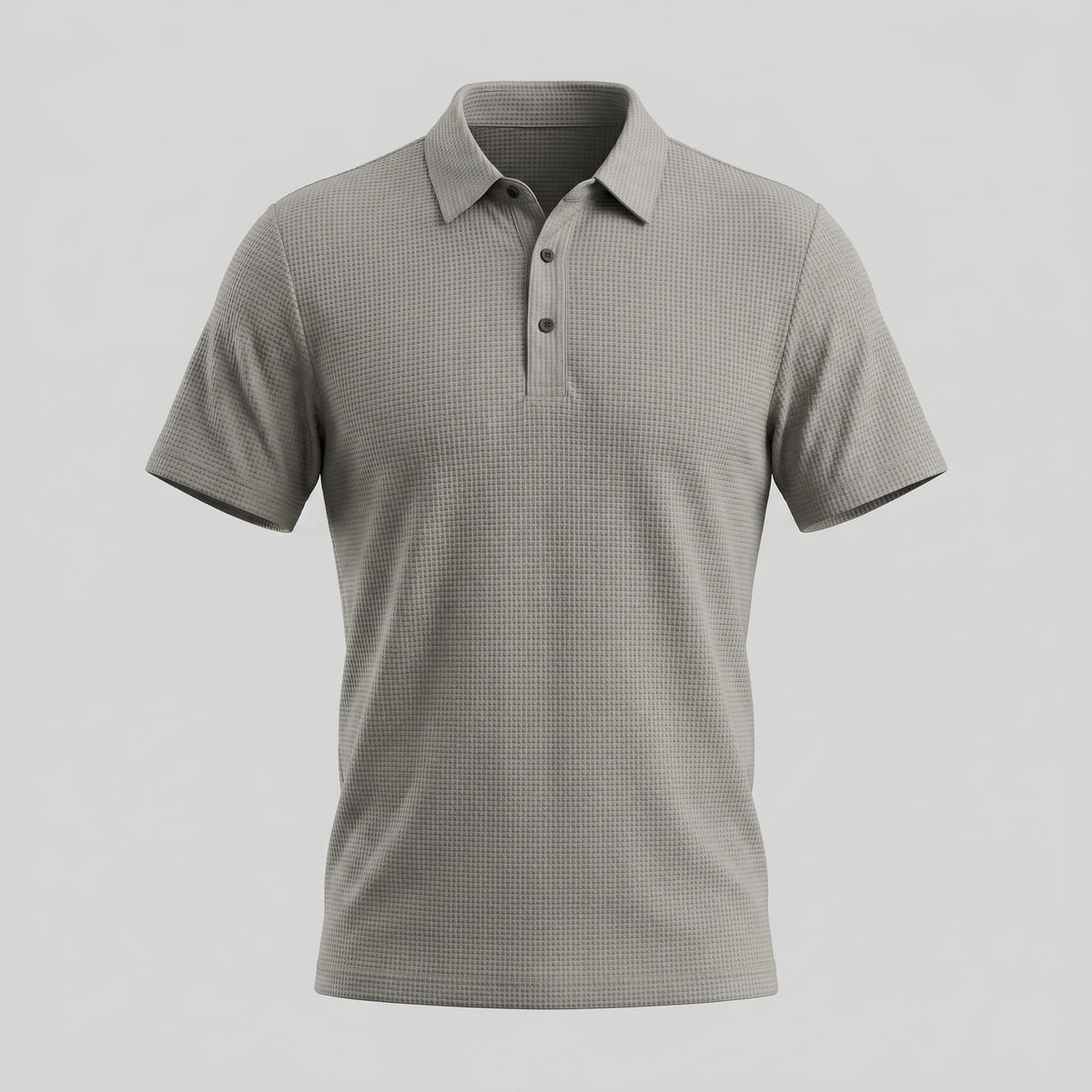 Herren Poloshirt mit Waffelstruktur und Knopfleiste | Otmar