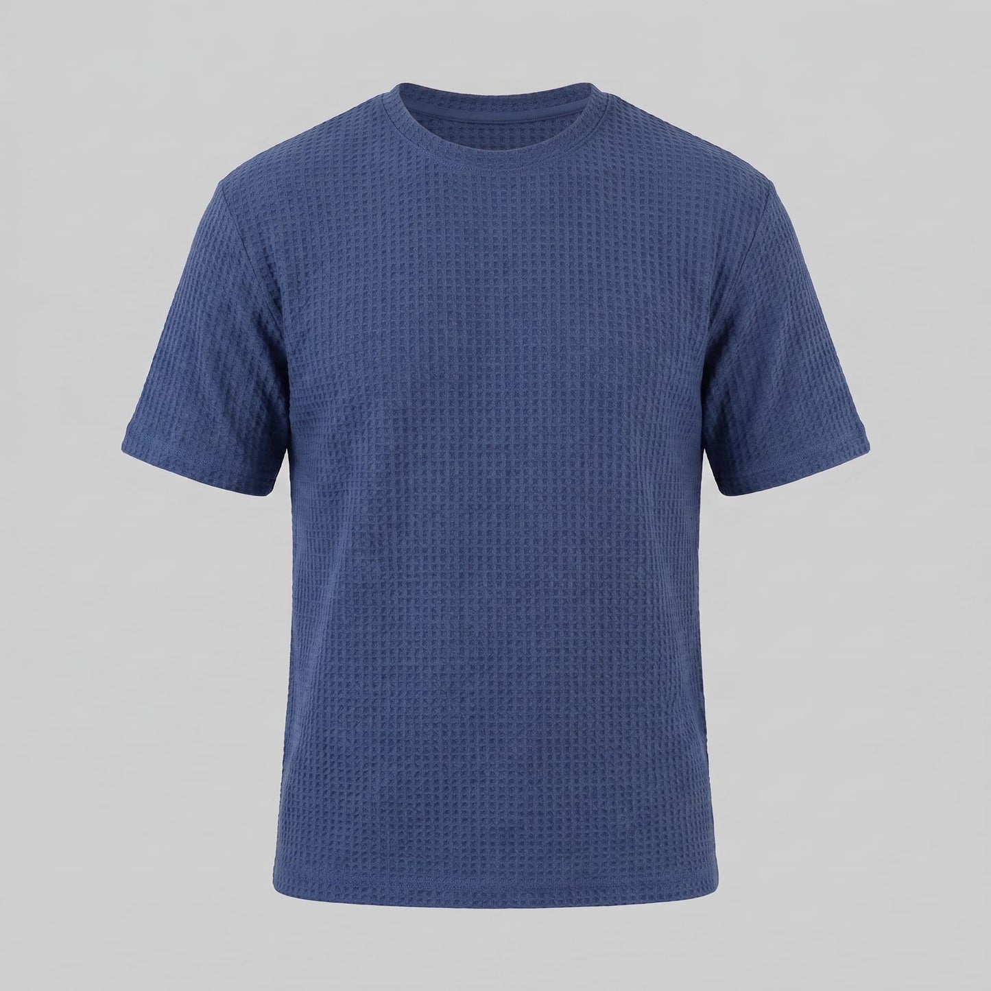 Herren Waffelstrick-T-Shirt mit Rundhals | Kajetan_10