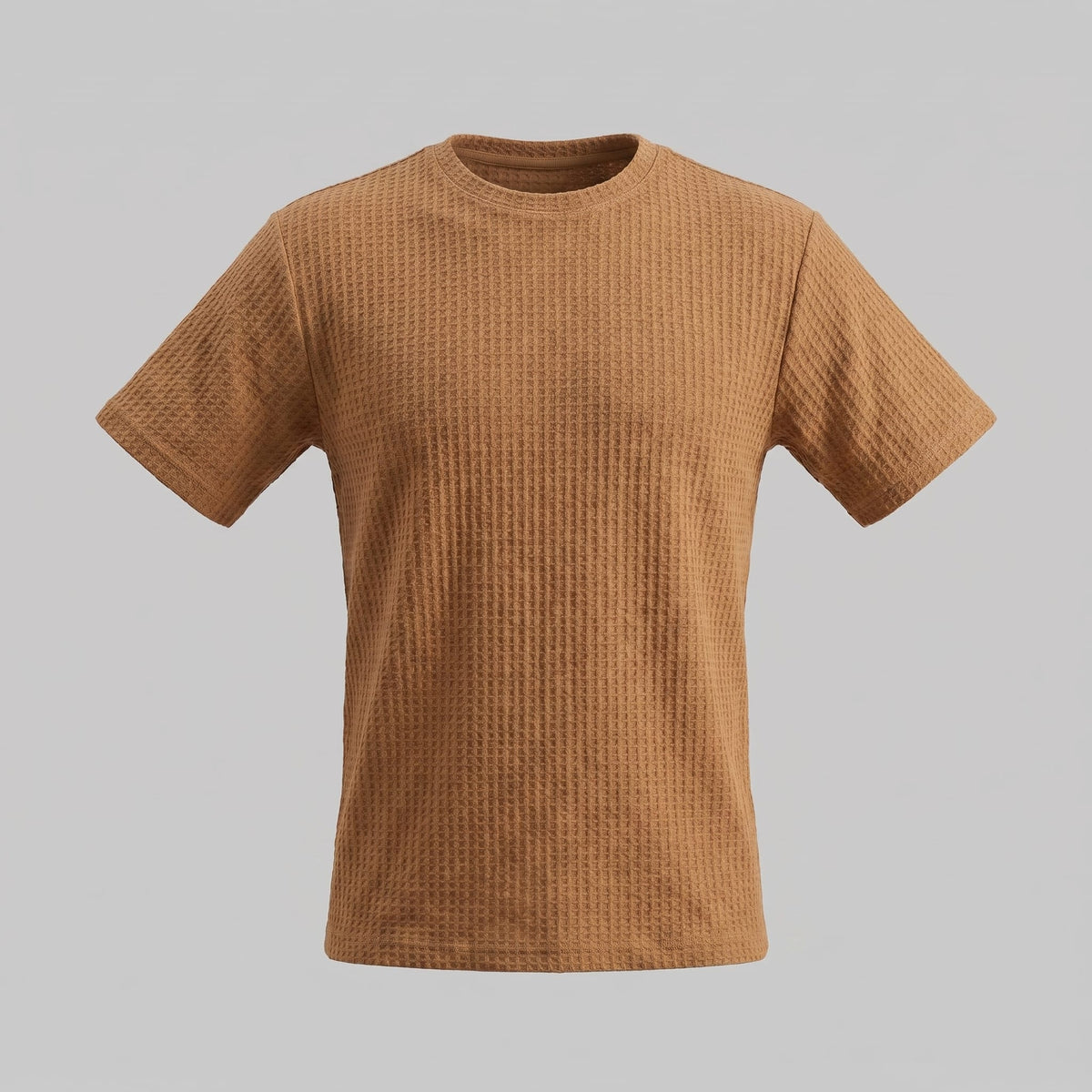 Herren Waffelstrick-T-Shirt mit Rundhals | Kajetan_20