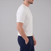 Herren Waffelstrick-T-Shirt mit Rundhals | Kajetan