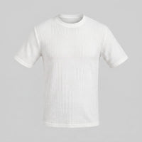 Herren Waffelstrick-T-Shirt mit Rundhals | Kajetan