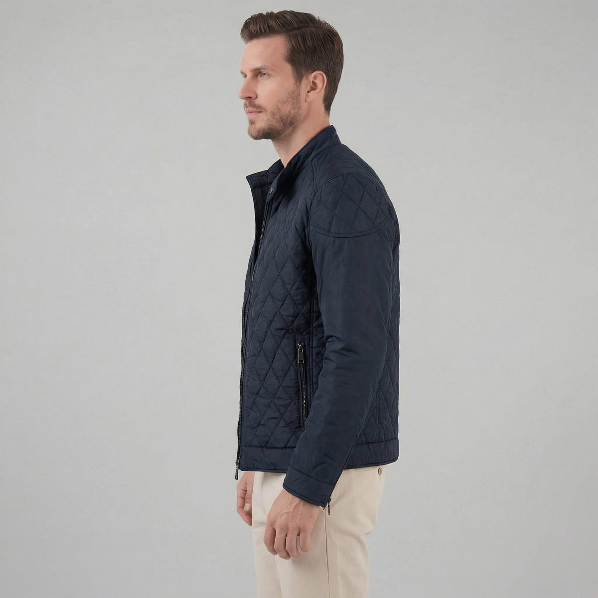 Herren Steppjacke mit Stehkragen | Albin_2