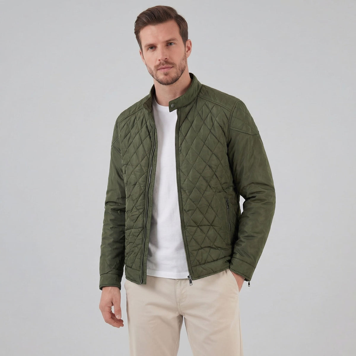 Herren Steppjacke mit Stehkragen | Albin_6
