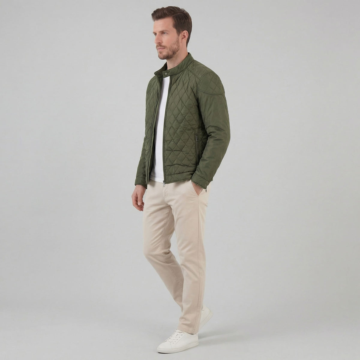 Herren Steppjacke mit Stehkragen | Albin_7