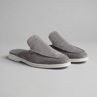 Herren Wildleder-Loafer Mules mit Ziernaht | Damian