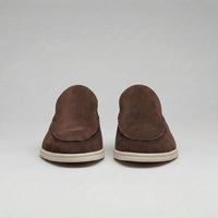 Herren Wildleder-Loafer Mules mit Ziernaht | Damian