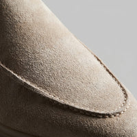 Herren Wildleder-Loafer Mules mit Ziernaht | Damian