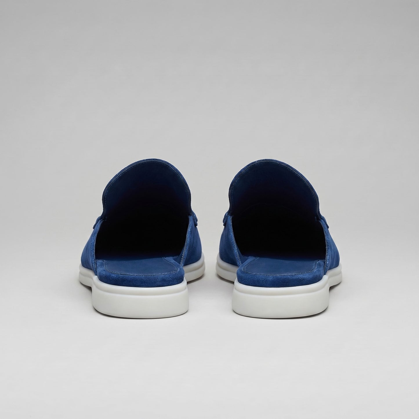 Herren Wildleder-Loafer Mules mit Ziernaht | Damian_23