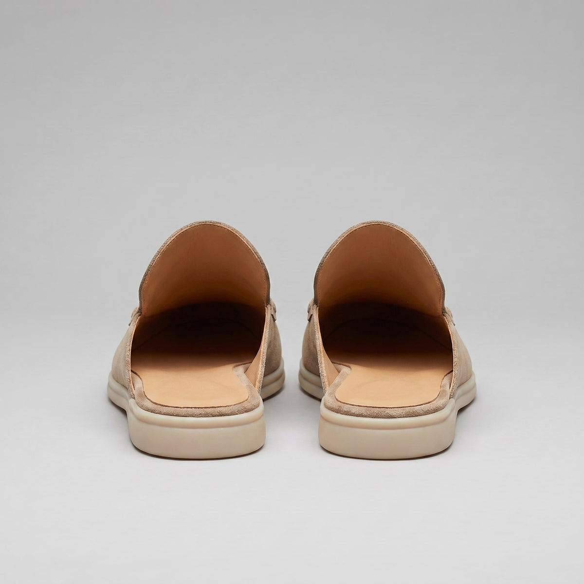 Herren Wildleder-Loafer Mules mit Ziernaht | Damian_28