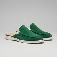 Herren Wildleder-Loafer Mules mit Ziernaht | Damian